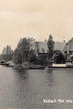 Aalsmeer Villa's a\\/d Westeinder Plas 1937 Newo fotokaart Haarlemmermeer HC61620 Szybka dostawa