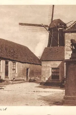 Hattem Dorp poort met molen Veluwe HC61599 Darmowa dostawa