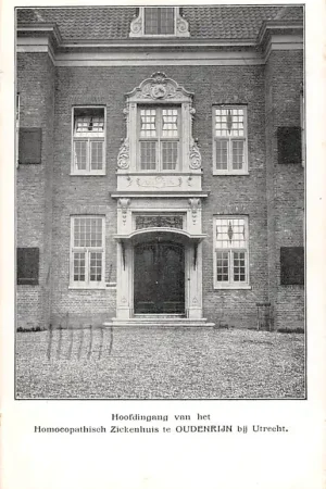 Tylko dziś Oudenrijn bij Utrecht Hoofdingang Homoeopatisch Ziekenhuis 1919 HC61575