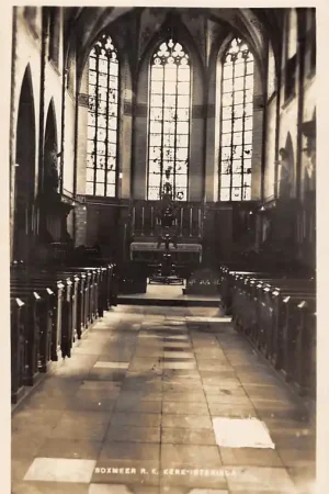 Boxmeer Fotokaart R.K. Kerk Interieur 1934 Noord-Brabant HC61571 Niska cena