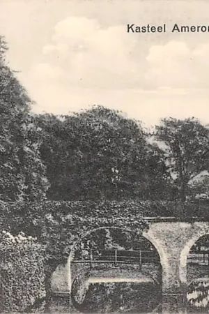 Amerongen Toegangsbrug Kasteel 1928 HC61507 Tani