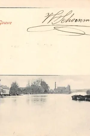 Promocja Boskoop Rivier De Gouwe met molen 1900 HC61486