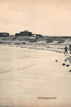 Huisduinen Strand gezicht Vuurtoren Lighthouse Den Helder HC61402 Oferta limitowana