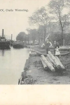 Wysoka jakość Oude Wetering Molenmakerserf Binnenvaart schepen Scheepvaart Molen Kaag en Braassem HC61361