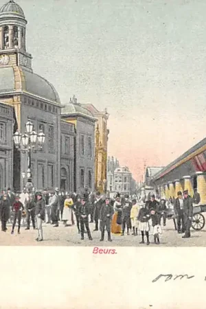 Wyprzedaż Rotterdam Beurs met Station Tram 93 1905 HC28266