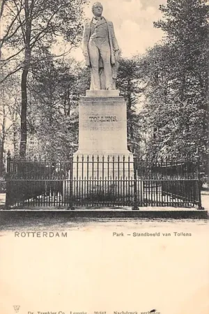 Tani Rotterdam Park Standbeeld van Tollens HC28238