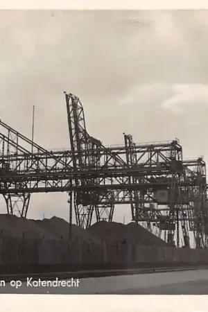 Rotterdam Laadbruggen op Katendrecht 1941 Scheepvaart HC27790 Wyprzedaż