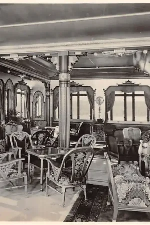 Rotterdam s.s. Statendam Holland America Line Interieur Corner Palmcourt Scheepvaart Schepen HC27648 Wyprzedaż