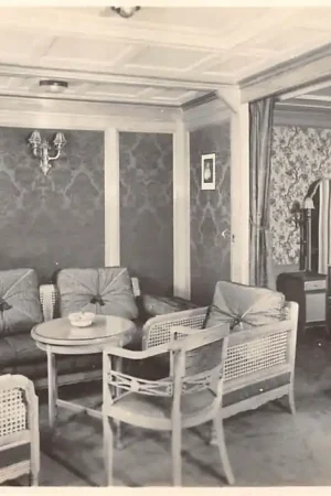 Promocja Rotterdam s.s. Statendam Holland America Line Interieur Cabin de Luxe Scheepvaart Schepen HC27639