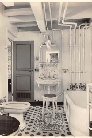 Rotterdam s.s. Statendam Holland America Line Interieur Bathroom Scheepvaart Schepen HC27637 Ekspresowa dostawa