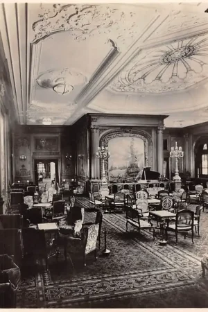 Rotterdam s.s. Statendam Holland America Line Interieur Lounge Scheepvaart Schepen HC27636 Wysoka jakość