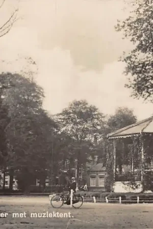 Bezpieczna płatność Middelburg Molenwater met muziektent 1939 Type fotokaart HC27610