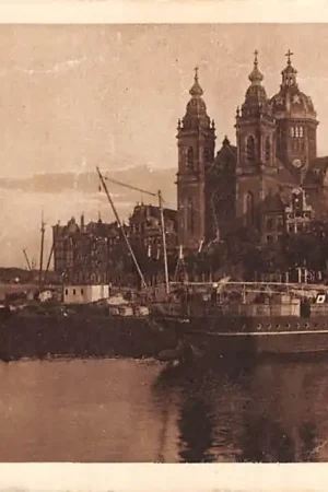 Amsterdam St. Nicolaaskerk Binnenvaart schepen Scheepvaart 1914 HC27582 Ekspresowa dostawa