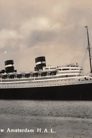 Popularny Rotterdam S.S. Nieuw Amsterdam H.A.L. Holland America Line Scheepvaart Schepen HC27552