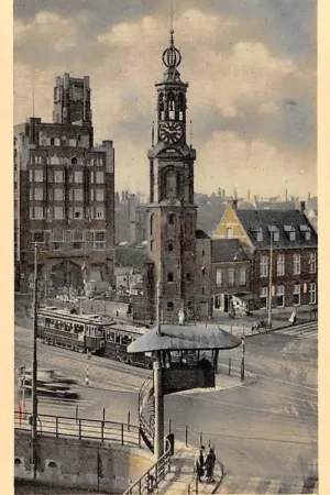 Tylko dziś Amsterdam Muntplein met tram HC27225