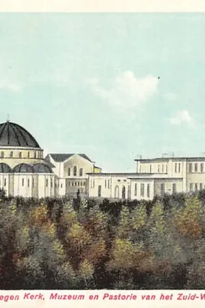 Heilig Landstichting Nijmegen Kerk Museum en pastorie van het Zuid-Westen gezien HC27307 Kup teraz