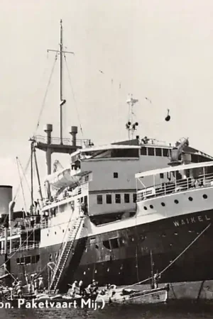 Niska cena Nederlands-Indië m.s. Waikelo Koninklijke Paketvaart Maatschappij Indonesië Indonesia Azië Scheepvaart Schepen HC27094