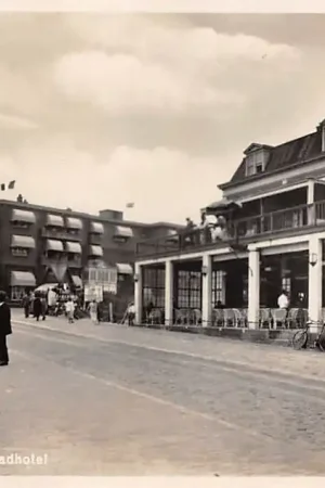 Kijkduin Strandweg met Badhotel Auto 1934 's-Gravenhage HC26855 Darmowa dostawa