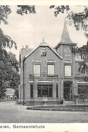 Zuidlaren Gemeentehuis Mooi Drenthe 1944 HC26832 Wyprzedaż