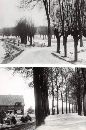 Ekspresowa dostawa Zo was Dordrecht Krommedijk bij de Korte Scheidingsweg omstreeks 1920 (1967) Winter HC26782