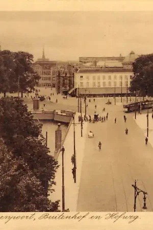 Rabat 's-Gravenhage Gevangenpoort Buitenhof en Hofweg HTM Tram HC26749