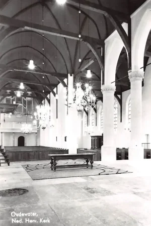 Oferta limitowana Oudewater Ned. Hervormde Kerk Interieur en orgel 1968 HC26683