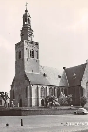 Streefkerk Ned. Hervormde Kerk Auto VW 1971 HC26730 Darmowa dostawa