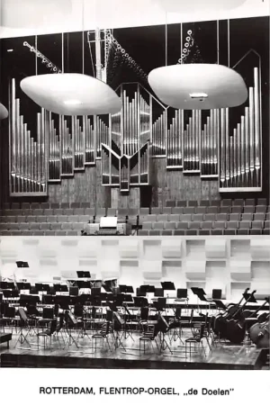 Rotterdam Flentrop Orgel De Doelen Dispositie 1968 HC26672 Kup teraz