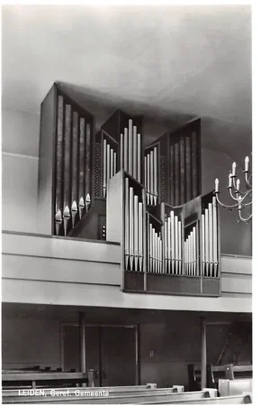 Zwrot pieniędzy Leiden Gereformeerde Gemeente Orgel Dispositie 1966 HC26671