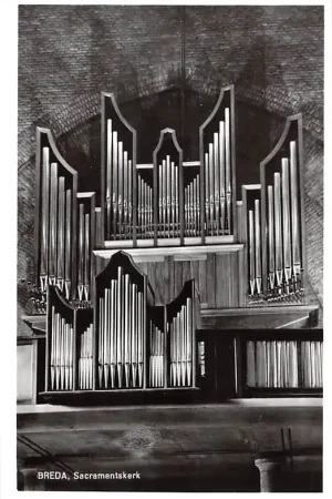 Promocja Breda Sacramentskerk Orgel Dispositie 1958 HC26660