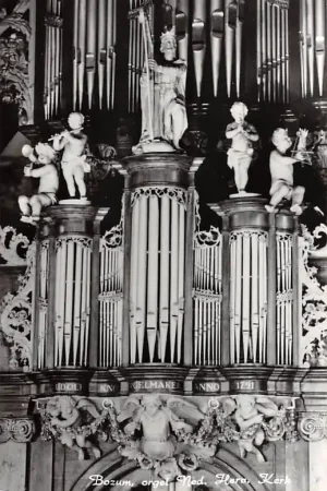 Autentyczny Bozum Friesland Orgel Ned. Hervormde Kerk 1974 Súdwest-Fryslân HC26645