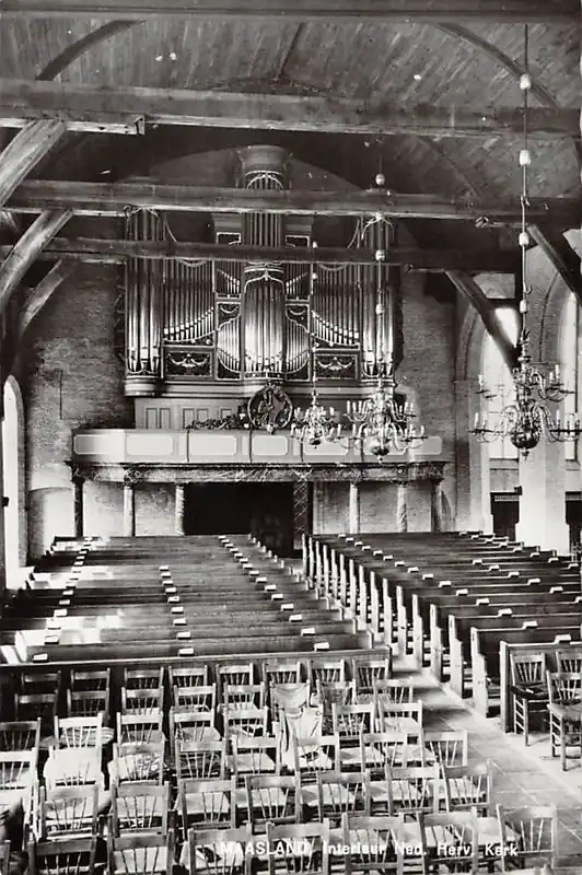 Wyprzedaż Maasland Interieur Ned. Hervormde Kerk Orgel 1965 HC26641