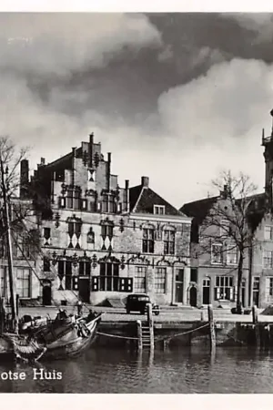 Veere Kade met Schotse Huis Vissers schepen HC26523 Bezpieczna płatność