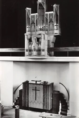 Joure Gereformeerde Kerk Orgel en Preekstoel 1969 HC26627 Zwrot pieniędzy