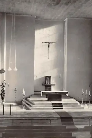 Ede R.K. Kerk v.d. Parochie De Goede Herder Ganzeheide 17 Interieur 1959 HC26402 Ekspresowa dostawa