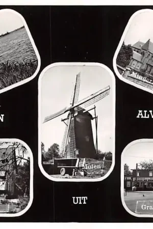 Alverna Wijchen Groeten uit 1965 Ven Molen Minderboeders Klooster Derde Orde Huis Graafse weg HC26367 Zwrot pieniędzy