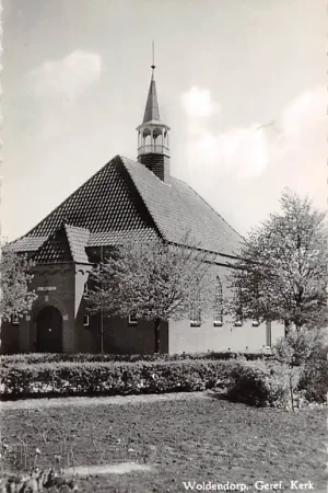 Premium Woldendorp Gereformeerde Kerk 1964 Eemsdelta HC25906