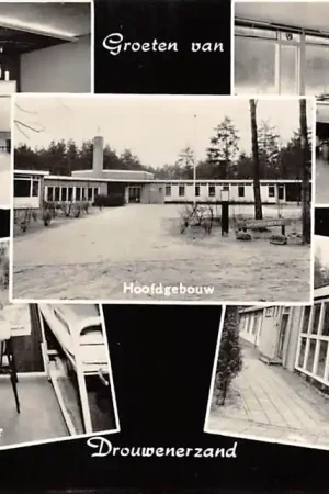 Drouwen Drouwenerzand Vacantie centrum Camping De Kwartjesberg 5-luik 1966 Borger Drenthe HC25901 Zamów teraz