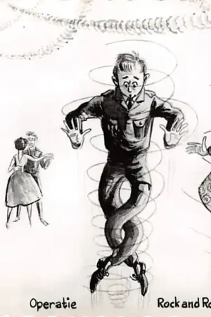 Militair Humor Operatie Rock and Roll Cartoon Illustrator J. Uchtmann 1964 HC25919 Oferta