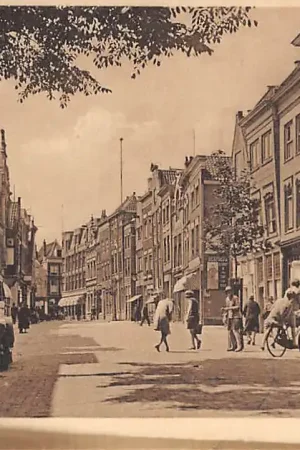 Nowość Dordrecht Steegoversloot met auto 1930 HC25837