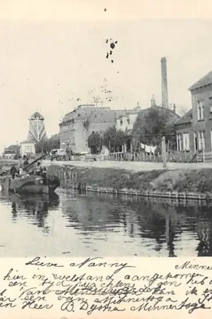 Promocja Leeuwarden Harlingervaart Molen Binnenvaart schepen Scheepvaart HC25826