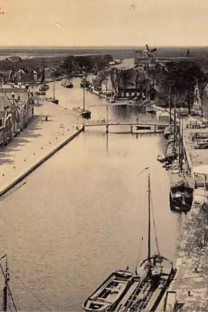 Zamów teraz Lemmer Panorama Haven Molen Binnenvaart schepen 1911HC25822