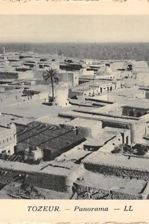 Zamów teraz Tunesië Tunisie Tozeur Panorama 1928 Afrika HC25791