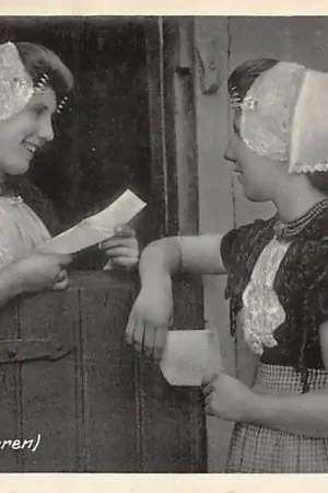 Ekspresowa dostawa Zeeland Walcheren Vrouwen in klederdracht 1938 HC25742