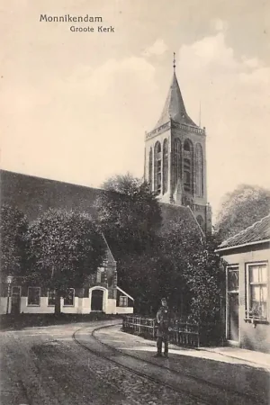 Monnikendam Groote Kerk 1922 HC25734 Oferta