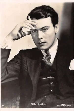 Popularny Film Filmster Nils Asher Vedette Metro Goldwyn Mayer HC25504