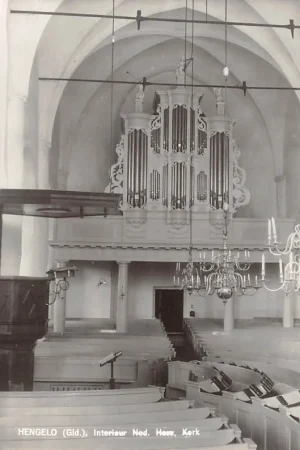 Hengelo (GD) Interieur Ned. Herv. Kerk Orgel 1965 HC25481 Darmowa dostawa