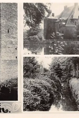 Popularny Vaassen Groeten uit met Watermolen en Kasteel Molen Epe Veluwe HC25288