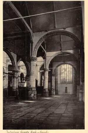 Gouda Interieur Groote of St. Jans kerk HC25250 Popularny