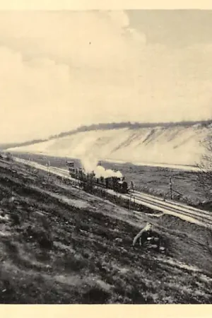Nowość Nijverdal Het Ravijn met Stoomtrein Spoorwegen Treinen 1942 HC25367